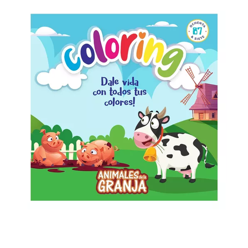 [9789878973807] LIBRO 87 COLORING ANIMALES DE LA GRANJA