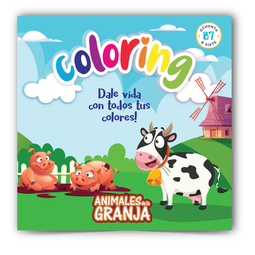 [9789878973807] LIBRO 87 COLORING ANIMALES DE LA GRANJA