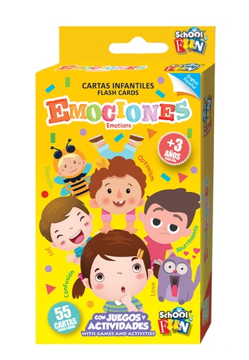 [CL-123] CARTAS INFANTILES SCHOOL FUN EMOCIONES