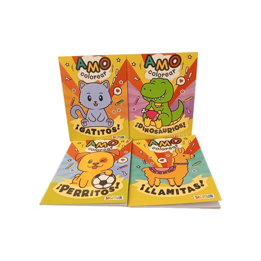 [978950118077-0] LIBRO SIGMAR COLECCION AMO COLOREAR SURTIDO