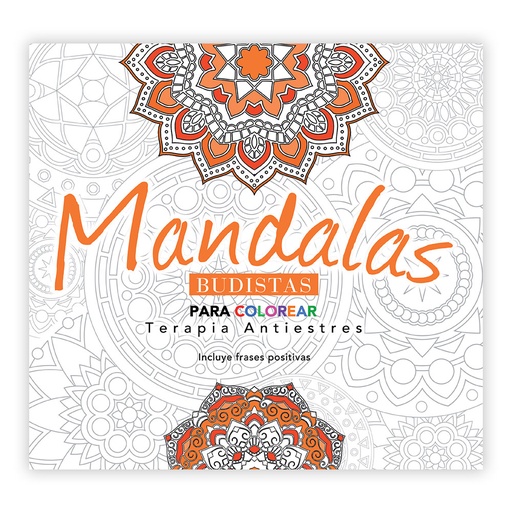 [1116] LIBRO MANDALAS PARA COLOREAR TERAPIA ANTIESTRES BUDISTAS