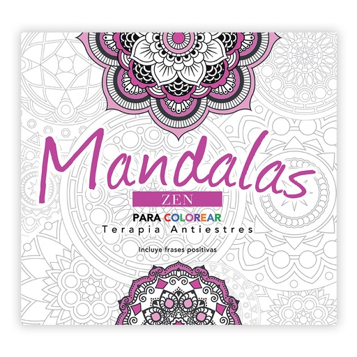 [1118] LIBRO MANDALAS PARA COLOREAR TERAPIA ANTIESTRES ZEN