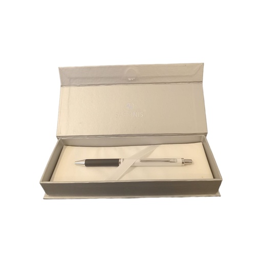 [411-16BL] BOLIGRAFO SABONIS ELEGANCE RT GRIP BLANCO X1