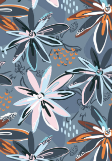 [13-5129-00] PAPEL PARA REGALO MAG 70X100 X10 5129 FLORES