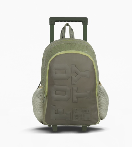 [F5011] MOCHILA FOOTY CON CARRO 18'' BIG KIDS RUBBER
