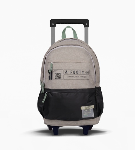 [F5021] MOCHILA FOOTY CON CARRO 18'' BIG KIDS NERVER STOP