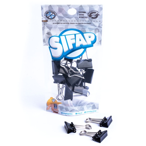 [2200110617] APRIETA PAPEL SIFAP Nº1 NEGRO X6 BLISTER