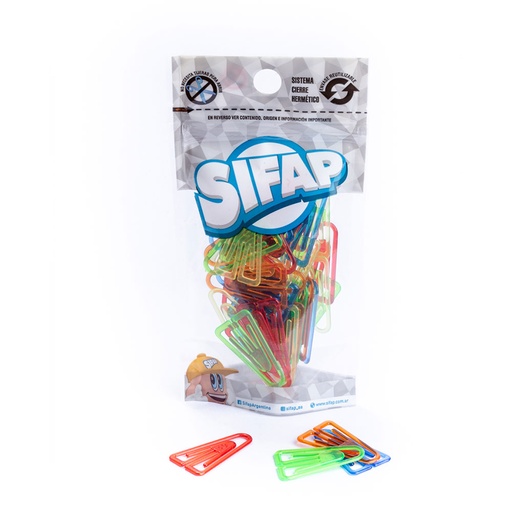 [23004040] CLIPS SIFAP PLASTICOS GUSTI X40