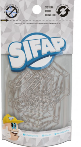 [230053100] CLIPS SIFAP METAL Nº3 X100