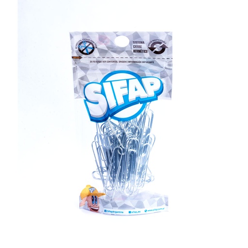 [230053100] CLIPS SIFAP METAL Nº3 X100