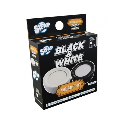 [90081] MOJADEDO SIFAP EN CAJA BLANCO Y NEGRO