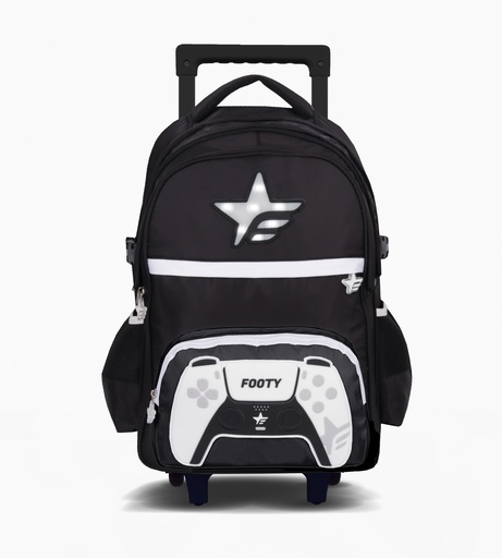 [F5381] MOCHILA FOOTY CON CARRO 18'' JOYSTICK  CON LUZ