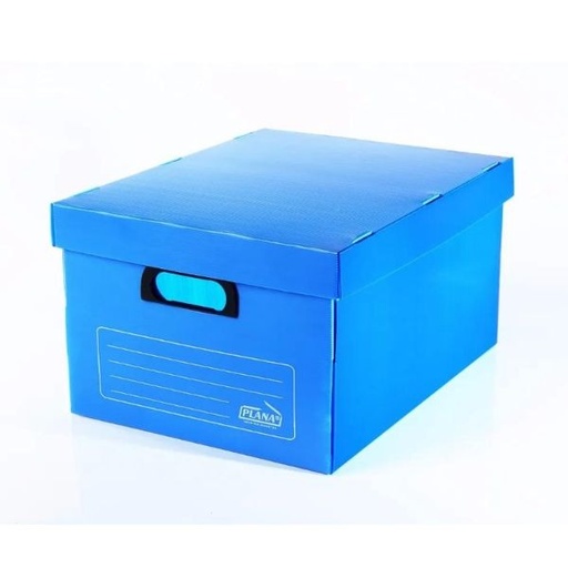 [01302804010] CAJA PLANA CON TAPA 804 AZUL 45x35x25