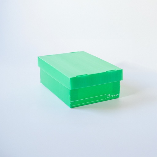 [01302806008] CAJA PLANA CON TAPA 806 VERDE 31X22X12