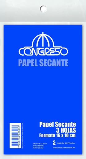 [503004] PAPEL SECANTE CONGRESO 16X10 3H