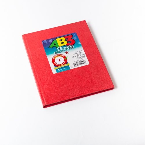 [613423] CUADERNO LAPRIDA AB3 T/D ARAÑA 98H ROJO CUADRICULADO
