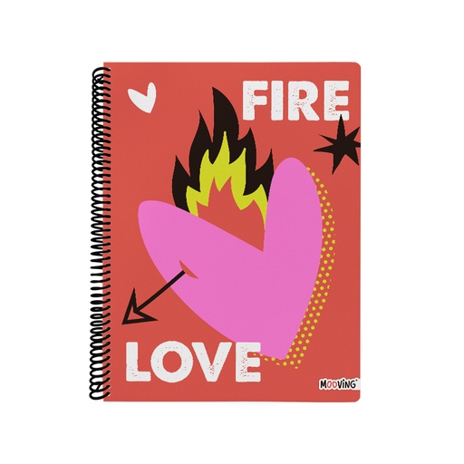 [1208259] CUADERNO MOOVING A4 UNIVERSITARIO 80 HOJAS ROCKER