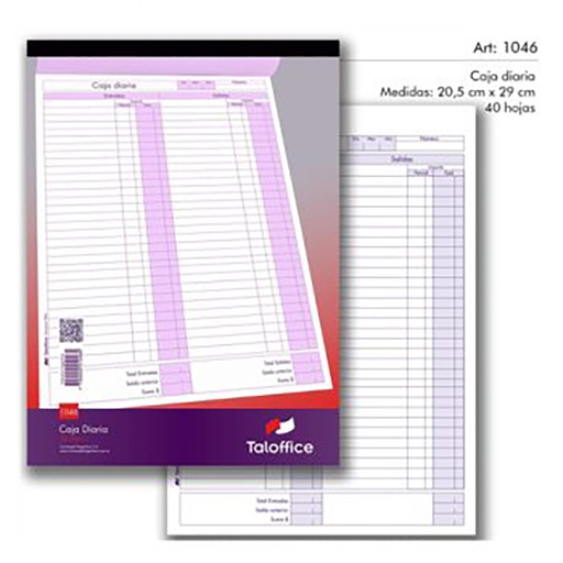 [1046] TALONARIO TALOFFICE CAJA DIARIA