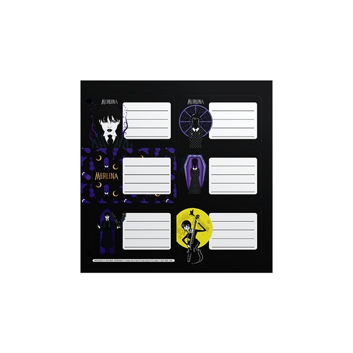 [1301249] ETIQUETAS MOOVING MERLINA 2PLANCHAS X6