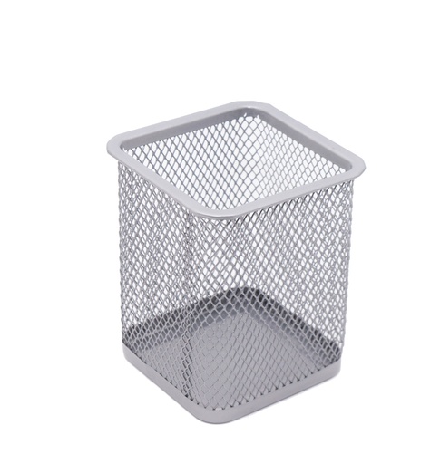 [804PL] PORTALAPIZ VALUES METALICO CUADRADO PLATA