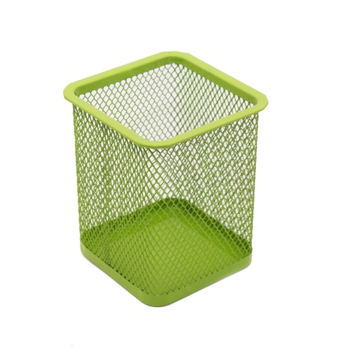 [804VL] PORTALAPIZ VALUES METALICO CUADRADO VERDE LIMON