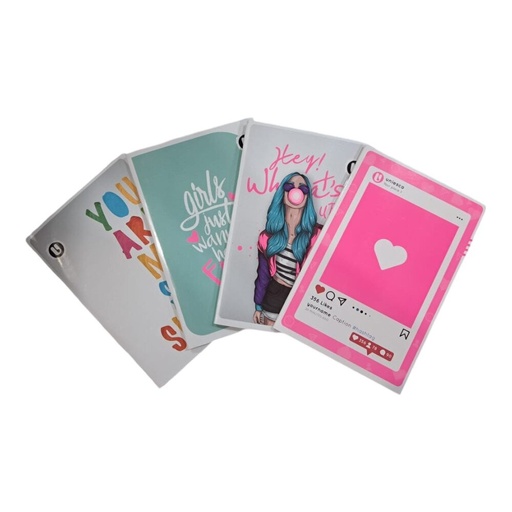 [105] LIBRETAS 10X15 64HOJAS RAYADAS TEENS