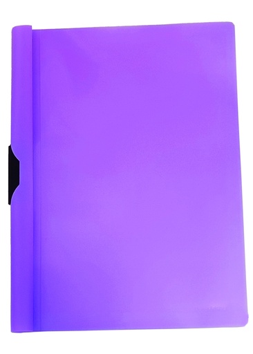 [E18BO] CARPETA LAMA A4 CLIP LATERAL X10 LILA