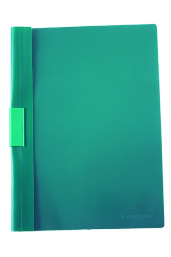 [E18VE] CARPETA LAMA A4 CLIP LATERAL X10 VERDE