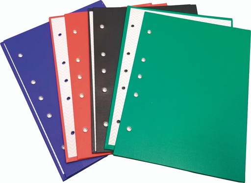 [ZD4S4] CARPETA 2 TAPAS A4 LAMA PVC SURTIDO