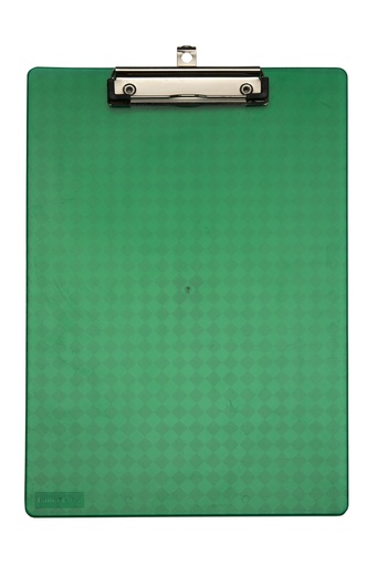 [CF990] PORTA BLOCK LAMA  DE ACRILICO Y CLIP OFICIO