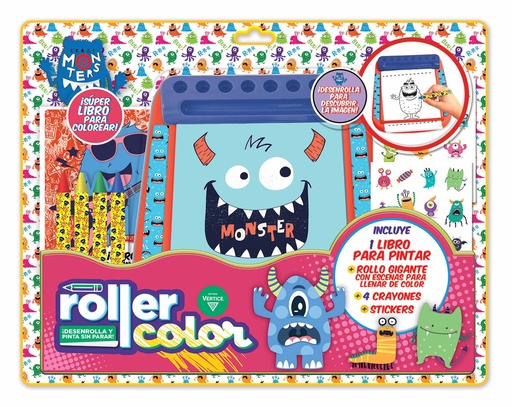 [6099] BLISTER VERTICE ROLLER COLOR MONSTERS