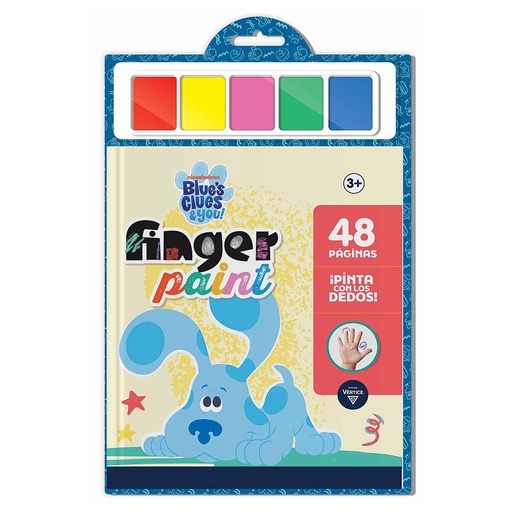 [6103] BLISTER VERTICE FINGER PAINT BLUES CLUES Y YOU