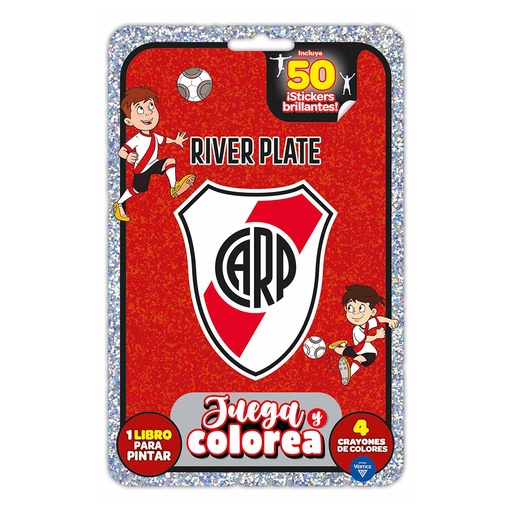 [6049] SET VERTICE JUEGA Y COLOREA RIVER PLATE