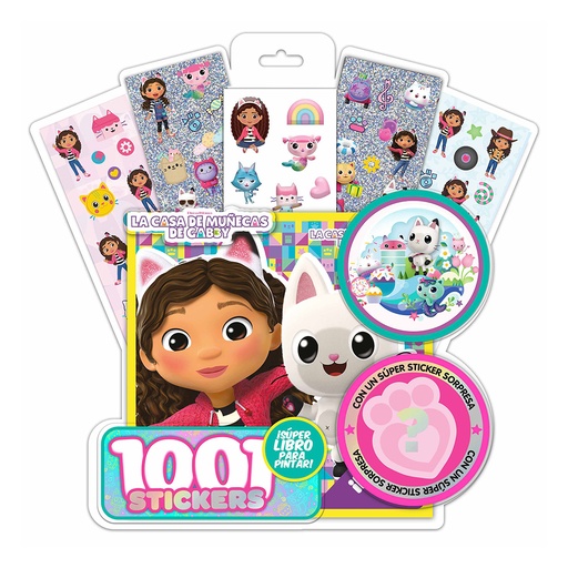 [5939] SET VERTICE PARA PINTAR 1001 CON STICKERS GABBY