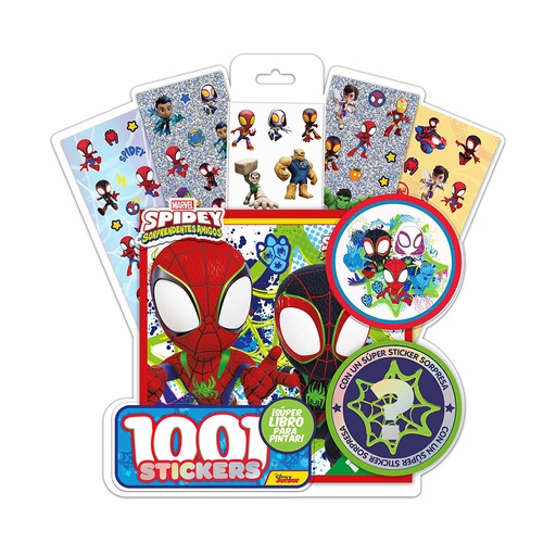 [5938] SET VERTICE PARA PINTAR 1001 CON STICKERS SPIDEY