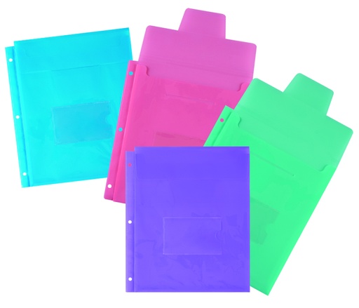 [CH316N3P] FOLIO CON SOLAPA LAMA Nº3 X12 SURTIDO