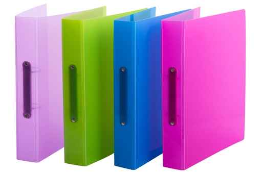 [PP2X40C2] CARPETA A4 2x40 LAMA POLIPROPILENO SURTIDA