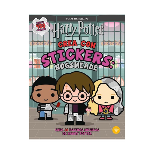 [6115] LIBRO VERTICE HARRY POTTER CREA CON STICKER HOGSMEADE