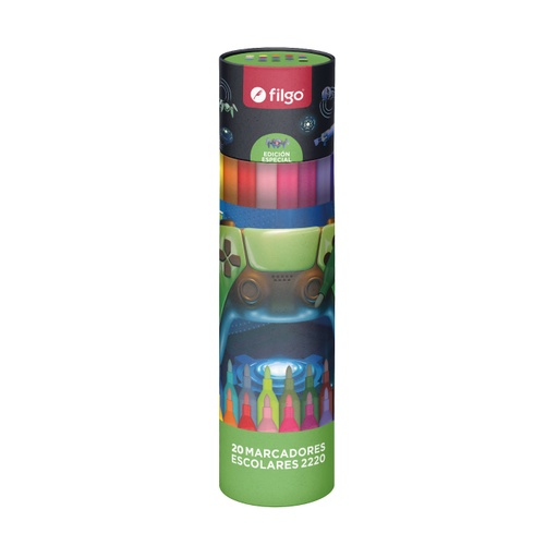 [CM2220-E20-FTSY5] MARCADOR FILGO PINTO TUBO X20 GAMER