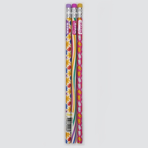[WE4075] LAPIZ WERO CON GOMA TUBO MERMAIDS SQUAD X30