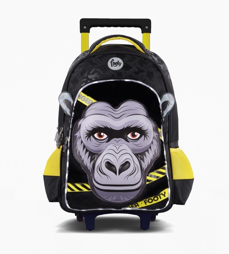 [F5401] MOCHILA FOOTY CON CARRO 18'' GORILLA CON LUZ