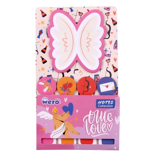 [WE4102] NOTAS ADHESIVAS WERO NOTE TRUE LOVE 25 HOJAS