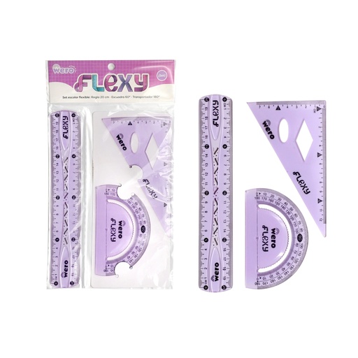 [WE4096] SET GEOMETRIA WERO FLEXIBLE