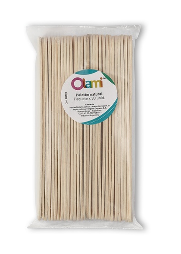 [PH300] PALETON DE HELADO OLAMI NATURAL X30