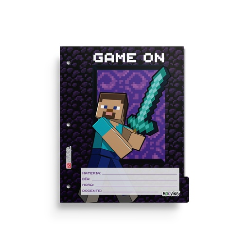 [1101248] SEPARADOR ESCOLAR MOOVING X6 MINECRAFT