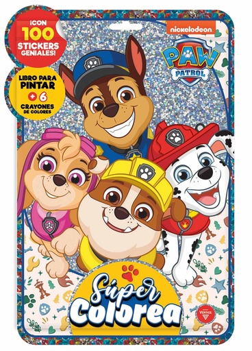 [6051] SET VERTICE SUPER COLOREA PAW PATROL