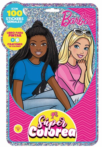 [6053] SET VERTICE SUPER COLOREA BARBIE