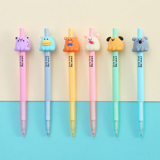 [WE4056] BOLIGRAFO WERO RETRACTIL CUTE CUTE ANIMAL X1