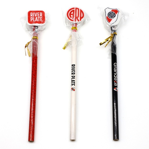 [WE4125] LAPIZ WERO CON GOMA RIVER PLATE