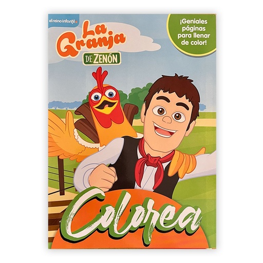 [6181] LIBRO VERTICE COLOREA LA GRANJA DE ZENON